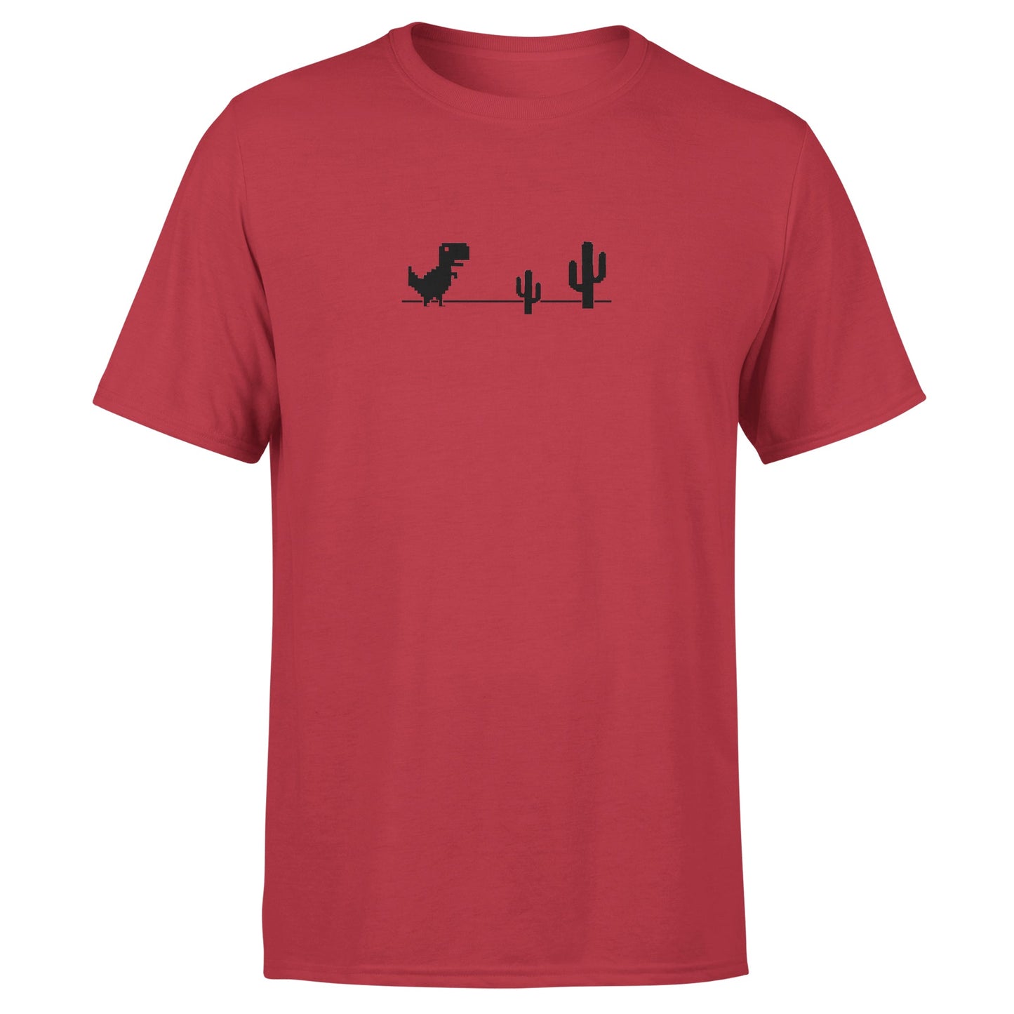 T-Rex Running - Cotton T-Shirt - Unisex