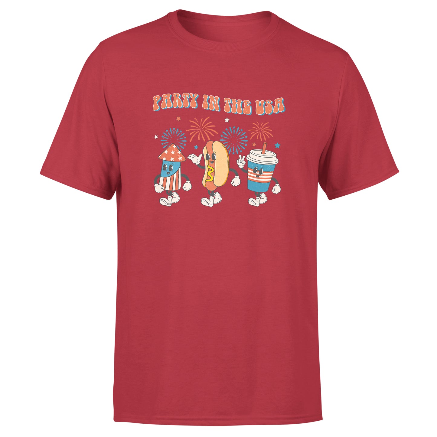 Party in the USA - Cotton T-Shirt - Youth / Adult Unisex Size