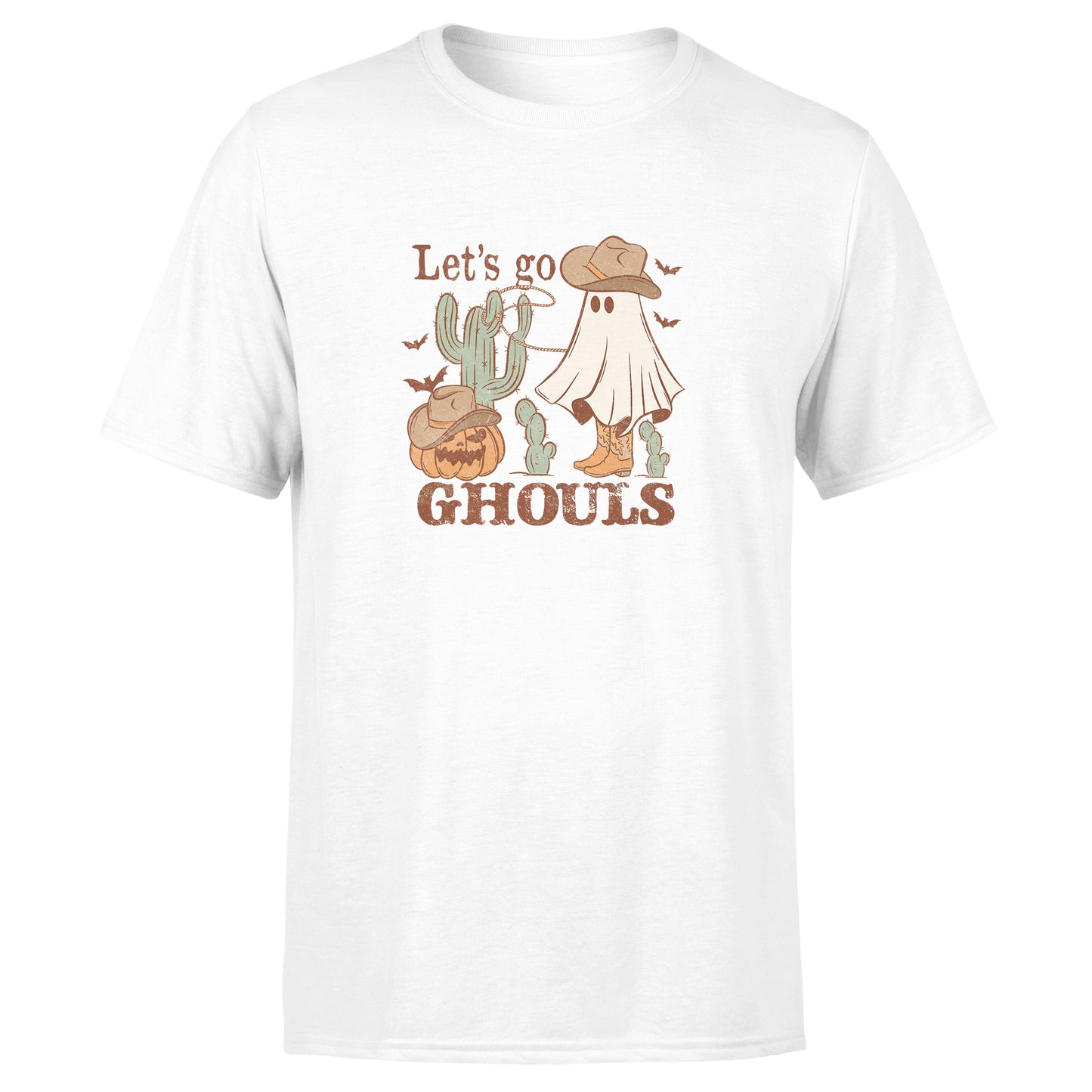 "Let's Go Ghouls" - Cotton T-Shirt - Unisex