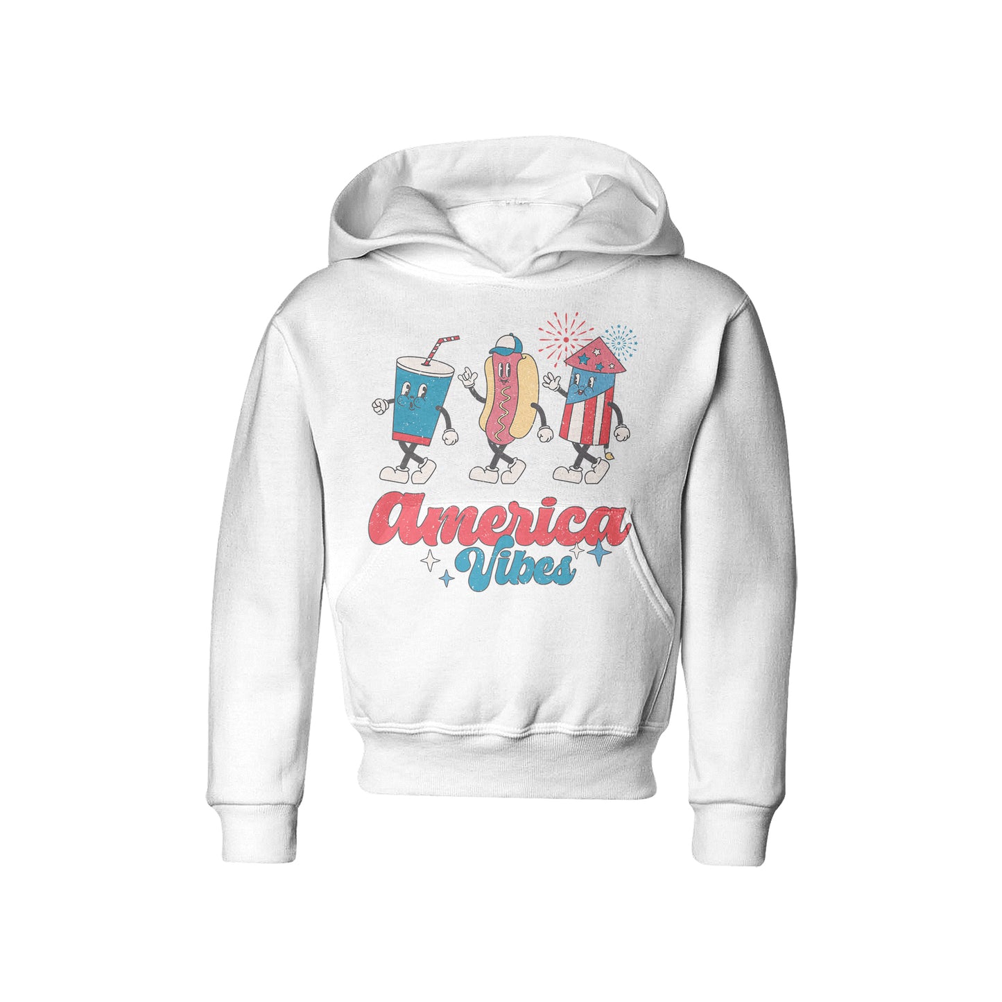 America Vibes - Biblend Hoodie - Youth / Adult Unisex Sizes