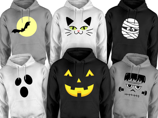 Halloween Faces - Biblend Hoodie - Youth