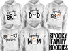 Spooky Ghost Family - White Halloween Hoodies