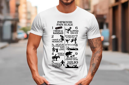Improved Pain Scale 2 - Cotton Tee - Unisex