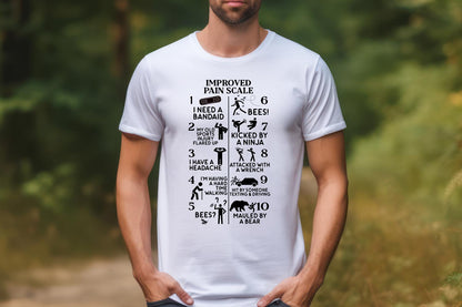 Improved Pain Scale - Cotton T-Shirt - Unisex