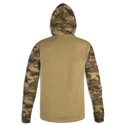 Men's Duck Hunter and American Flag Army Camo Hoodie / T-Shirt / Long Sleeve Tee / Pullover / Sweatshirt
