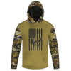 Men's Flying Ducks and American Flag Army Camo Hoodie / T-Shirt / Long Sleeve Tee / Pullover / Sweatshirt