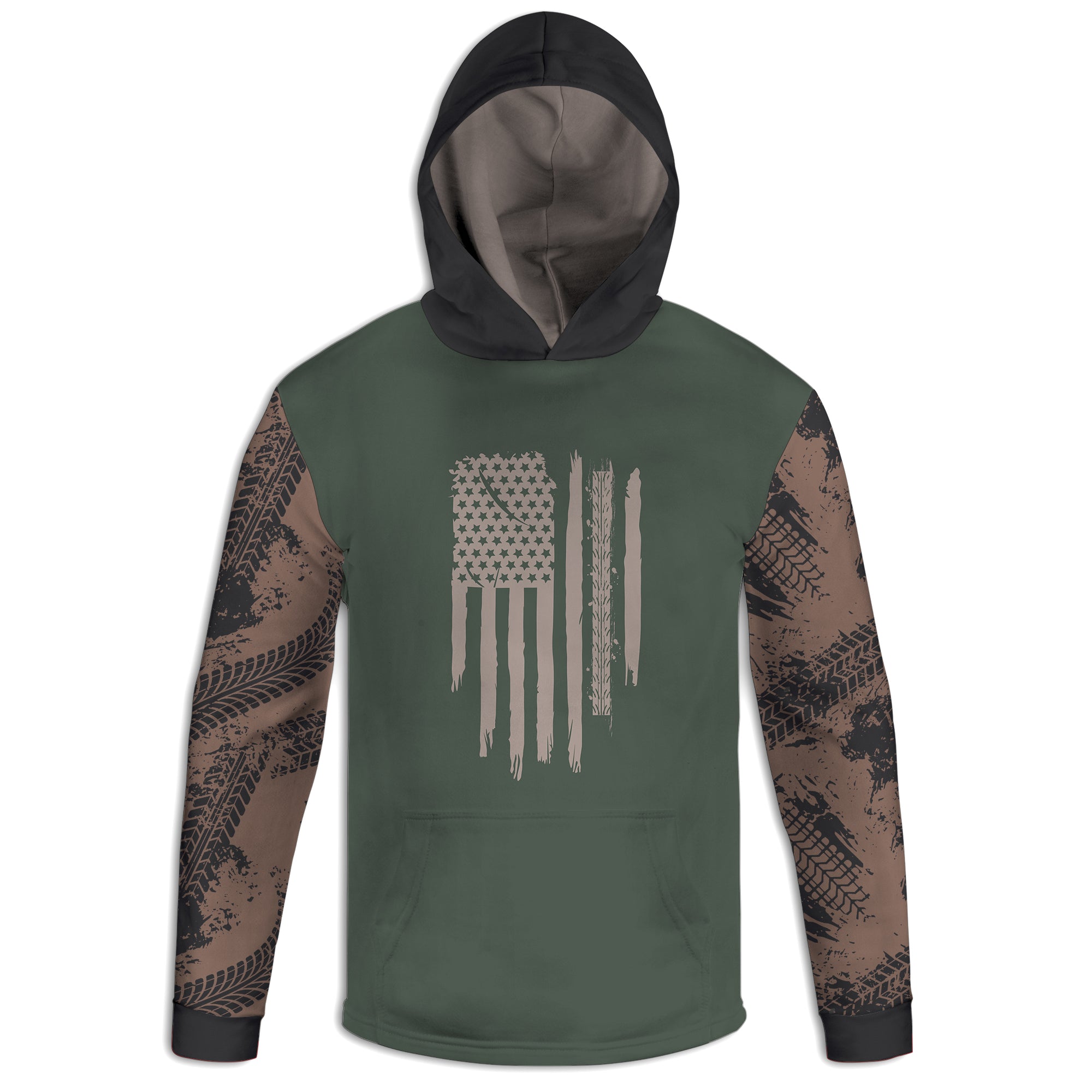 Graphic Hoody - Americana Sleeve - Pullovers