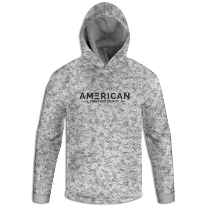 American Print and Design - Men's Camo Hoodie