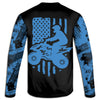 Men's Blue 4 Wheeler & American Flag 'But Did You Die?' Hoodie / T-Shirt / Long Sleeve Tee / Pullover / Sweatshirt