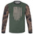 Men's Green American Flag & Tire Tracks Hoodie / T-Shirt / Long Sleeve Tee / Pullover / Sweatshirt