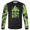 Men's Green 'Ridin Dirty' 4 Wheeler Hoodie / T-Shirt / Long Sleeve Tee / Pullover / Sweatshirt