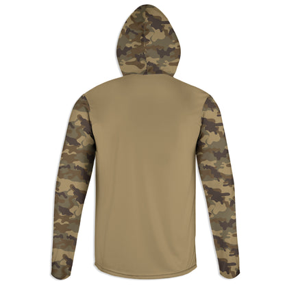 Men's Duck Hunter and American Flag Army Camo Hoodie / T-Shirt / Long Sleeve Tee / Pullover / Sweatshirt
