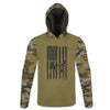 Men's Flying Ducks and American Flag Army Camo Hoodie / T-Shirt / Long Sleeve Tee / Pullover / Sweatshirt