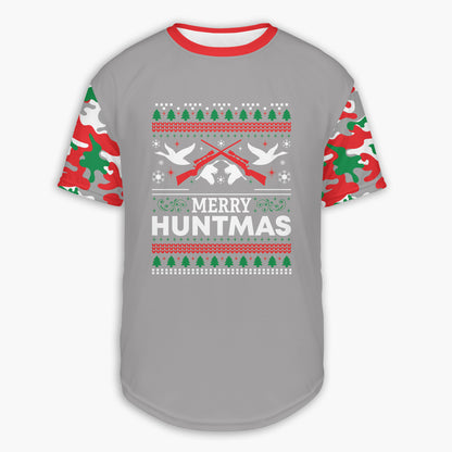 Men's 'Merry Huntmas' Christmas Duck Hunter Hoodie / T-Shirt / Long Sleeve Tee / Pullover / Sweatshirt
