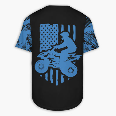 Men's Blue 4 Wheeler & American Flag 'But Did You Die?' Hoodie / T-Shirt / Long Sleeve Tee / Pullover / Sweatshirt