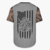 Men's Gray Dirt Bike & American Flag 'Send It' Hoodie / T-Shirt / Long Sleeve Tee / Pullover / Sweatshirt