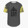 Men's Yellow & Grey 'Ridin Dirty' 4 Wheeler Hoodie / T-Shirt / Long Sleeve Tee / Pullover / Sweatshirt