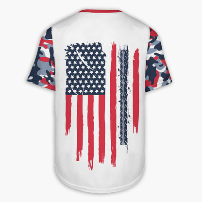 Men's Red White & Blue Motocross and American Flag Camo Hoodie / T-Shirt / Long Sleeve Tee / Pullover / Sweatshirt