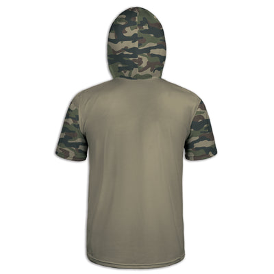 Men's Buck Hunter and American Flag Army Camo Hoodie / T-Shirt / Long Sleeve Tee / Pullover / Sweatshirt