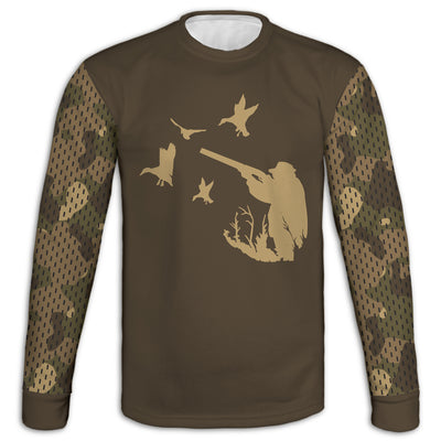 Men's Duck Hunting Army Camo Hoodie / T-Shirt / Long Sleeve Tee / Pullover / Sweatshirt