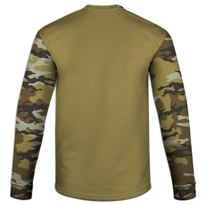 Men's Flying Ducks and American Flag Army Camo Hoodie / T-Shirt / Long Sleeve Tee / Pullover / Sweatshirt