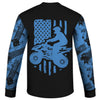 Men's Blue 4 Wheeler & American Flag 'But Did You Die?' Hoodie / T-Shirt / Long Sleeve Tee / Pullover / Sweatshirt