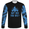 Men's Blue 4 Wheeler & American Flag 'But Did You Die?' Hoodie / T-Shirt / Long Sleeve Tee / Pullover / Sweatshirt