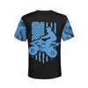 Men's Blue 4 Wheeler & American Flag 'But Did You Die?' Hoodie / T-Shirt / Long Sleeve Tee / Pullover / Sweatshirt