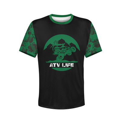 Men's Green 4 Wheeler 'ATV Life' Hoodie / T-Shirt / Long Sleeve Tee / Pullover / Sweatshirt