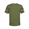 Men's Green Side by Side Army Camo Hoodie / T-Shirt / Long Sleeve Tee / Pullover / Sweatshirt