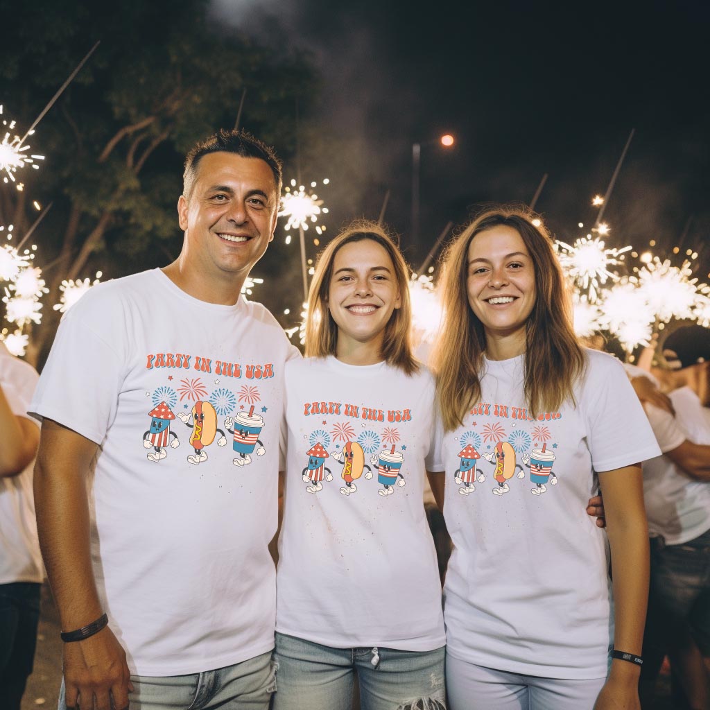 Party in the USA - Cotton T-Shirt - Youth / Adult Unisex Size