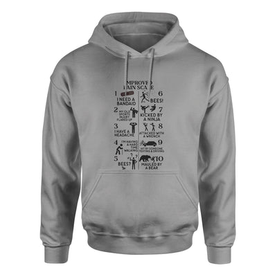 Improved Pain Scale - Biblend Hoodie - Unisex