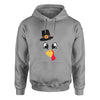 Turkey Faces - Grey Thanksgiving Group / Family Hoodies - Adult Unisex Size