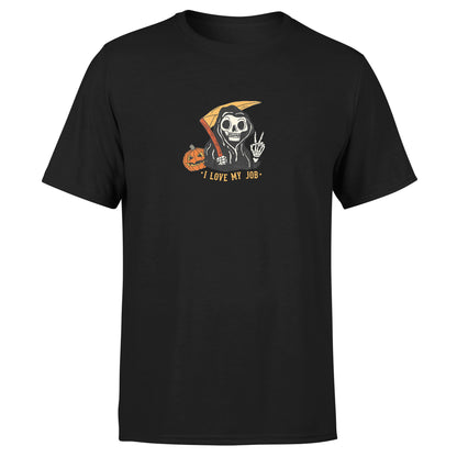 Grim Reaper "I Love My Job" - Cotton T-Shirt - Unisex
