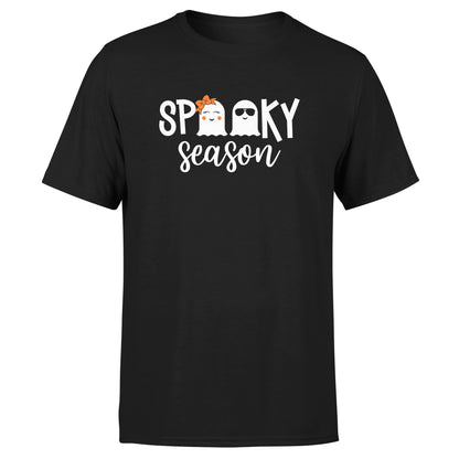 Spooky Ghost Family - Black Halloween T-Shirts