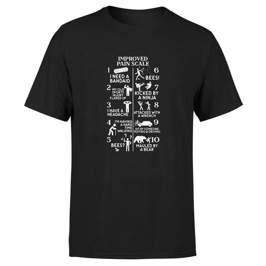 Improved Pain Scale - Cotton T-Shirt - Unisex