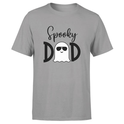 Spooky Ghost Family - Grey Hallowen T-Shirts