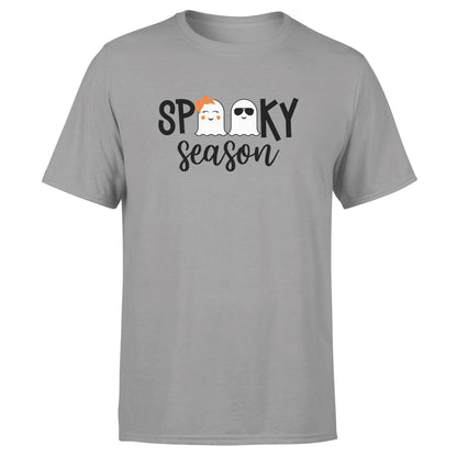 Spooky Ghost Family - Grey Hallowen T-Shirts