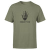 Skeleton Group / Family Military Green Halloween T-Shirts