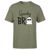 Spooky Ghost Family - Military Green Halloween T-Shirts