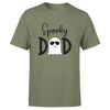 Spooky Ghost Family - Military Green Halloween T-Shirts