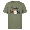 Spooky Ghost Family - Military Green Halloween T-Shirts