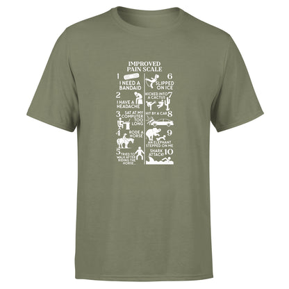 Improved Pain Scale 2 - Cotton Tee - Unisex