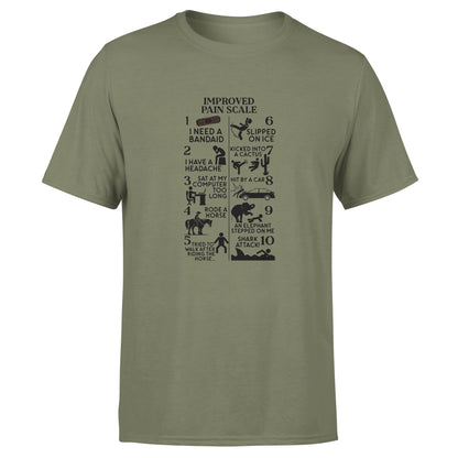 Improved Pain Scale 2 - Cotton Tee - Unisex