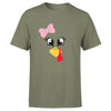 Turkey Faces - Military Green Thanksgiving Group / Family T-Shirts - Adult Unisex Size