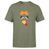 Turkey Faces - Military Green Thanksgiving Group / Family T-Shirts - Adult Unisex Size