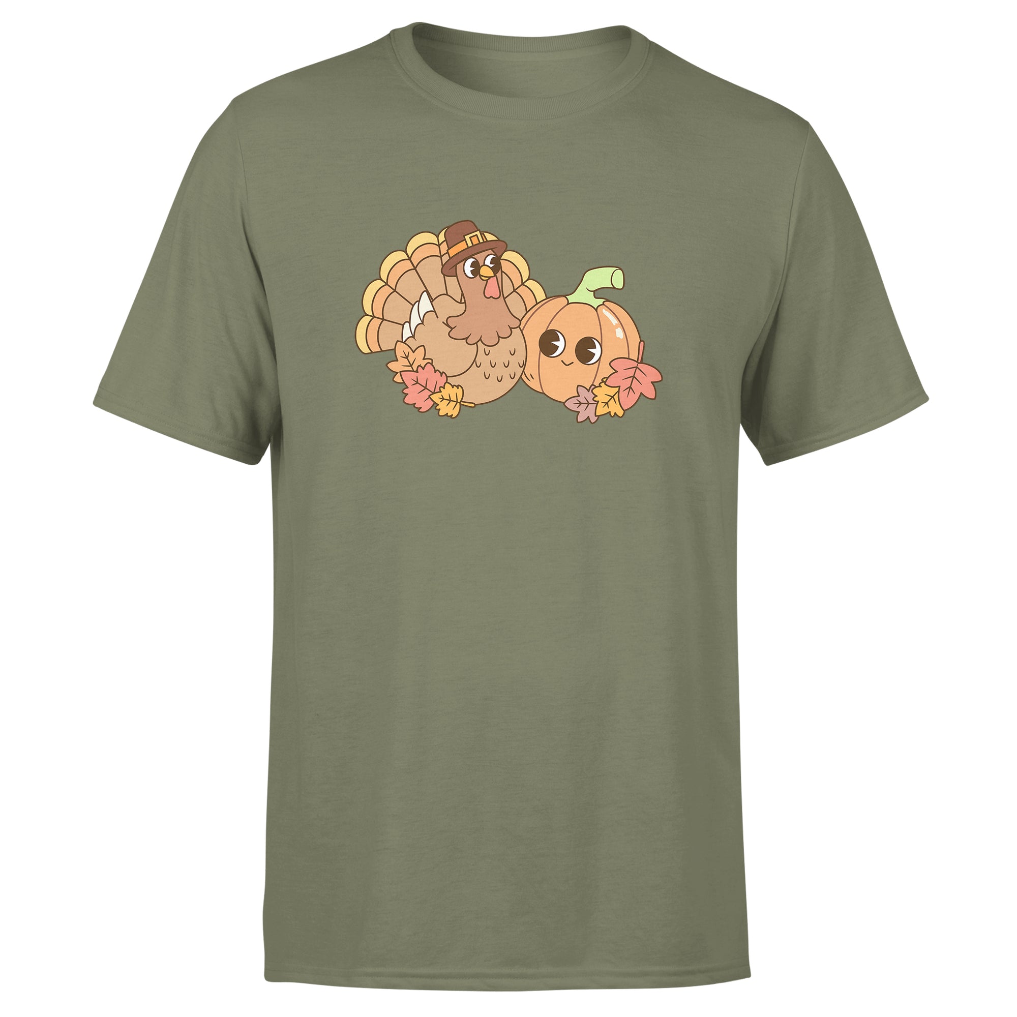 Thanksgiving Unisex Group T-Shirts - Red / Navy / Green