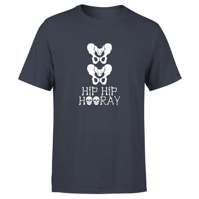 Skeleton Group / Family Navy Blue Halloween T-Shirts