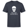 Skeleton Group / Family Navy Blue Halloween T-Shirts