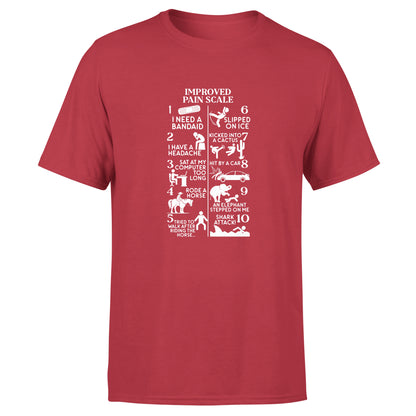 Improved Pain Scale 2 - Cotton Tee - Unisex